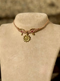 Sun Choker Pink Tourmaline