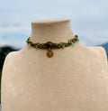 Green Macrame Choker