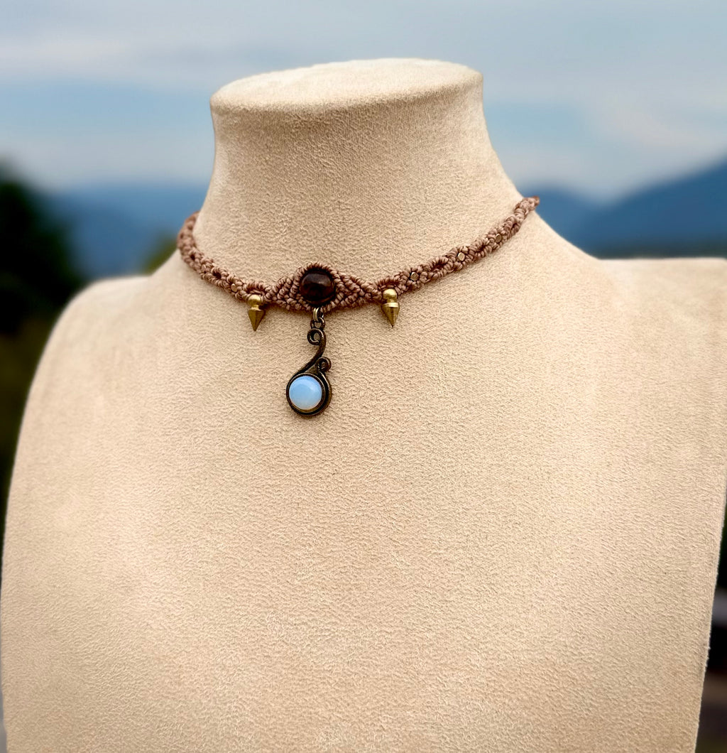 Opaline Tiger's Eye Choker
