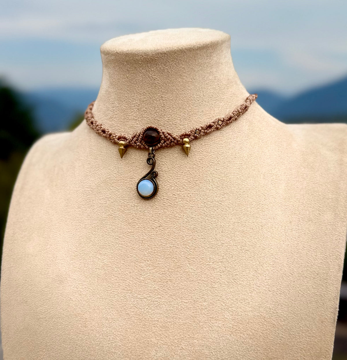 Opaline Tiger's Eye Choker