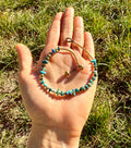 Chrysocolla Anklet