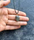 Gold Obsidian Amulet