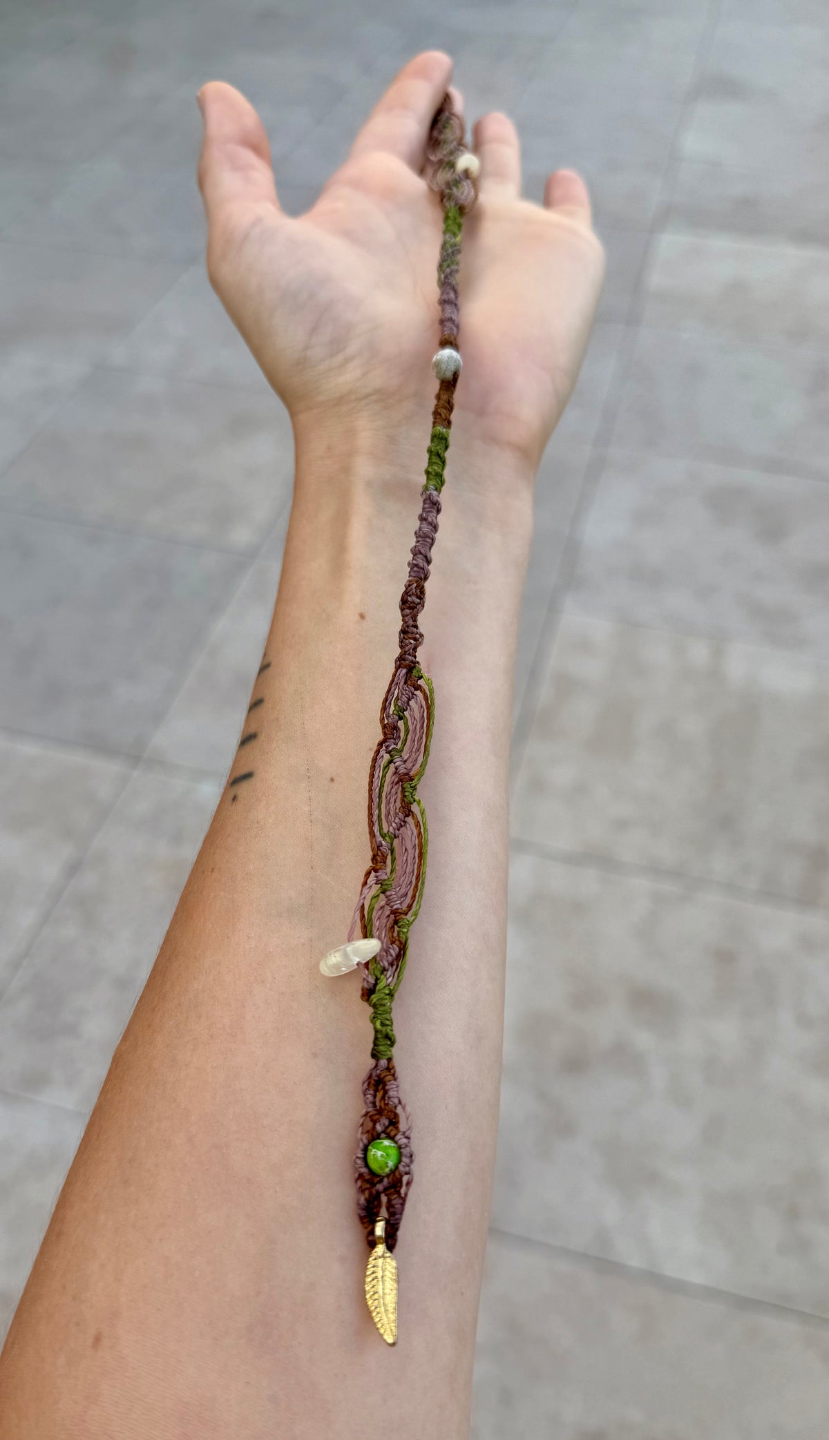 Golden Feather Hairwrap