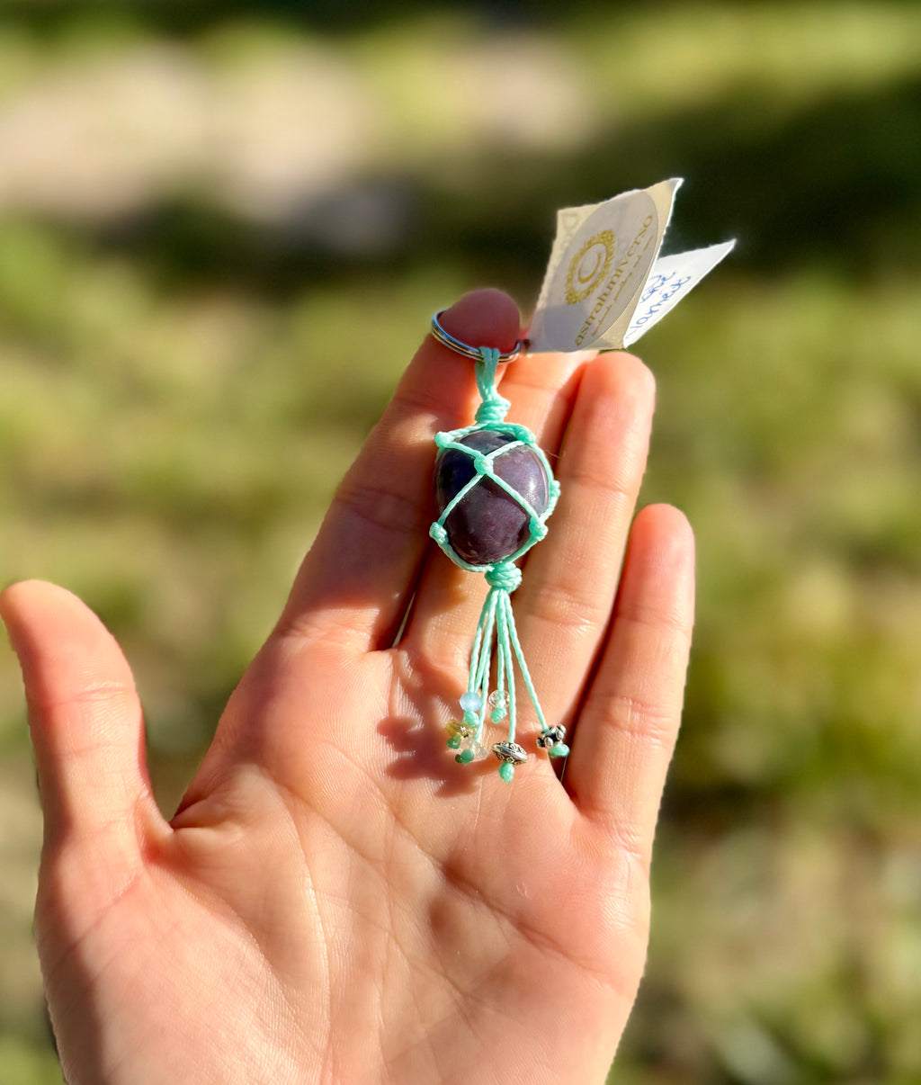 Dragon Blood Jasper • Rutilated Quartz
