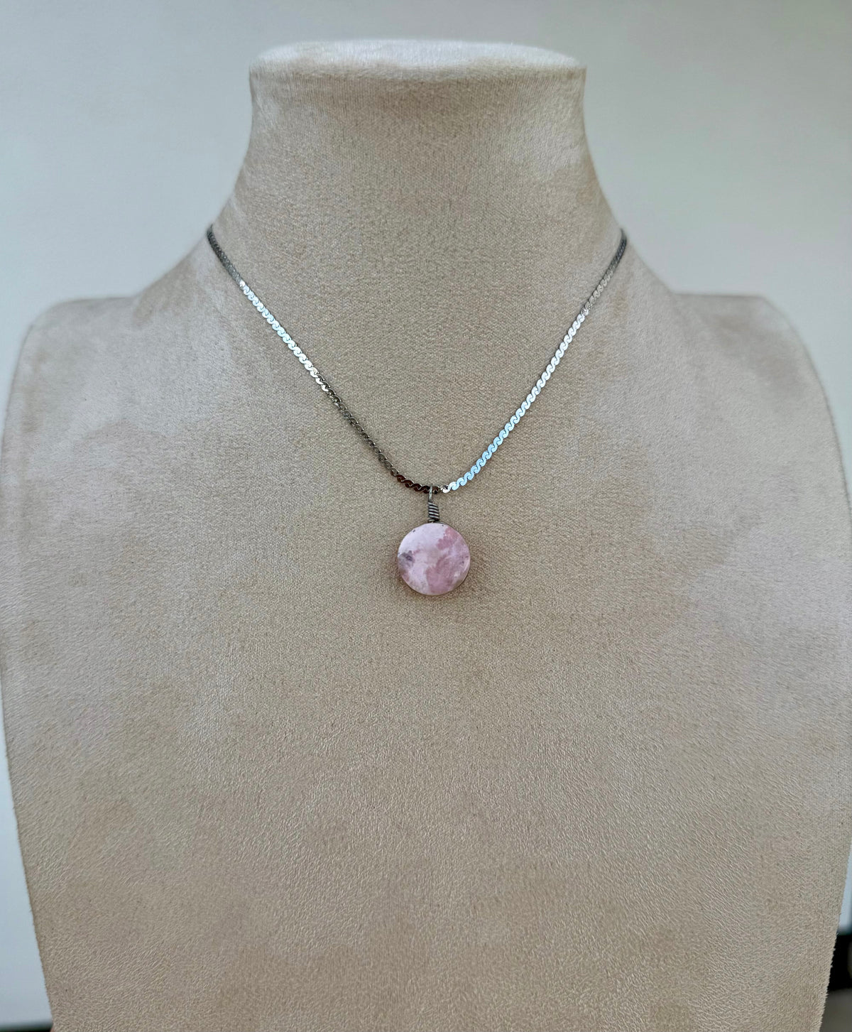 Rhodochrosite Amulet