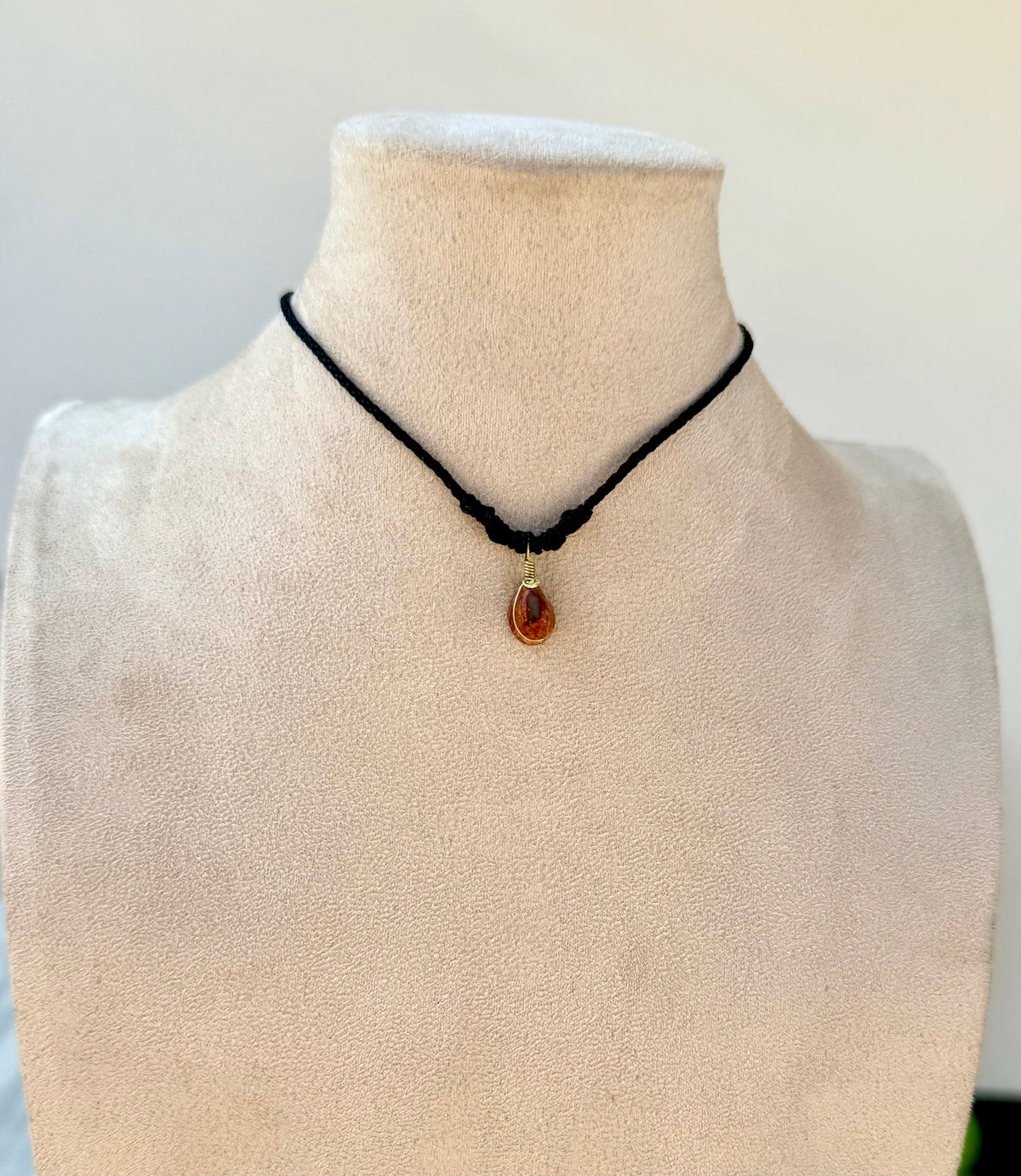 Green Fire Opal Amulet