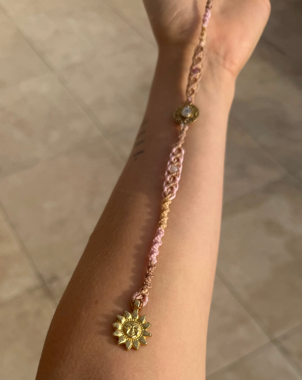 Sunlit Moonstone Hairwrap