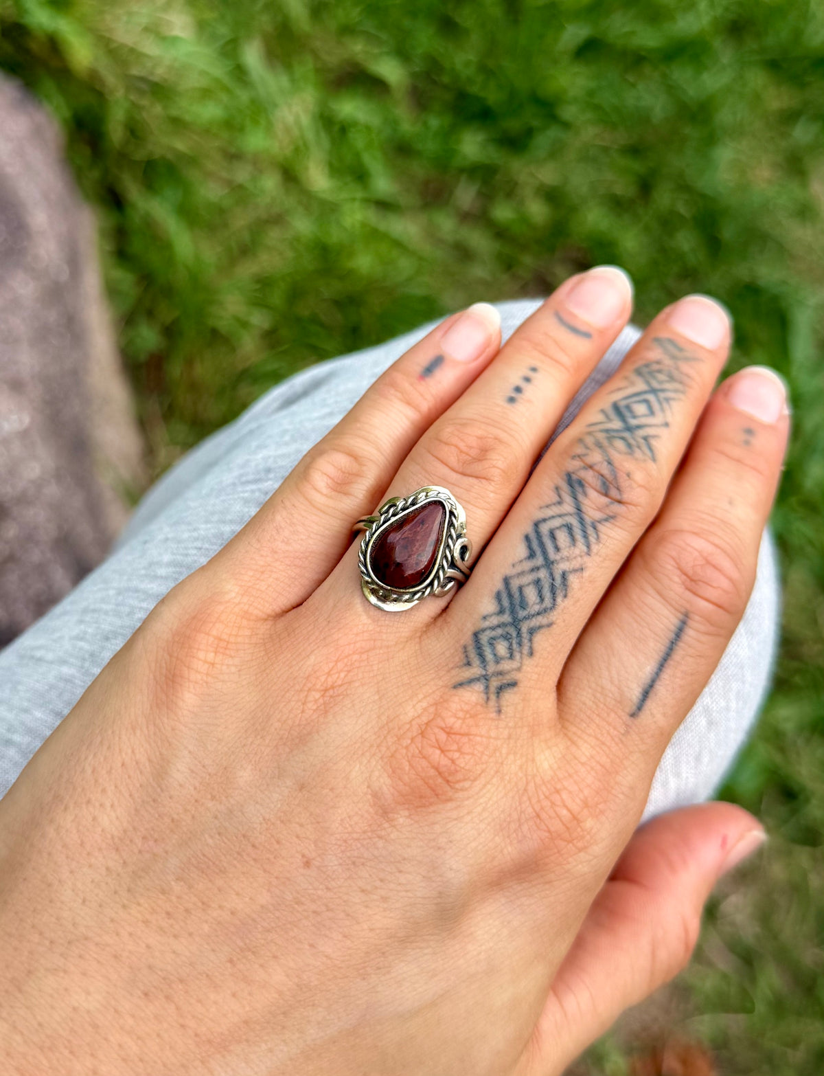 Mahogany Obsidian Ring