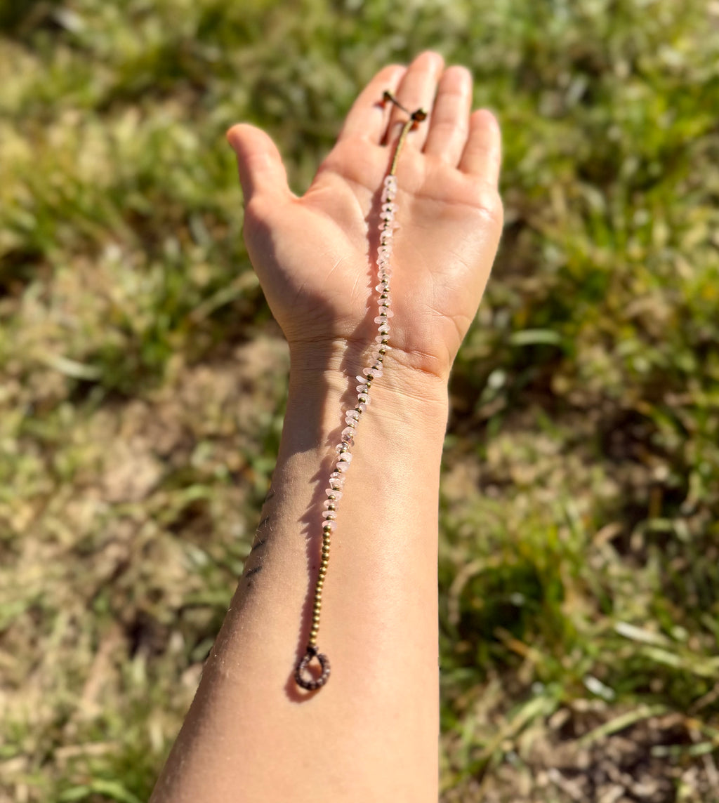 Rose Quartz Anklet