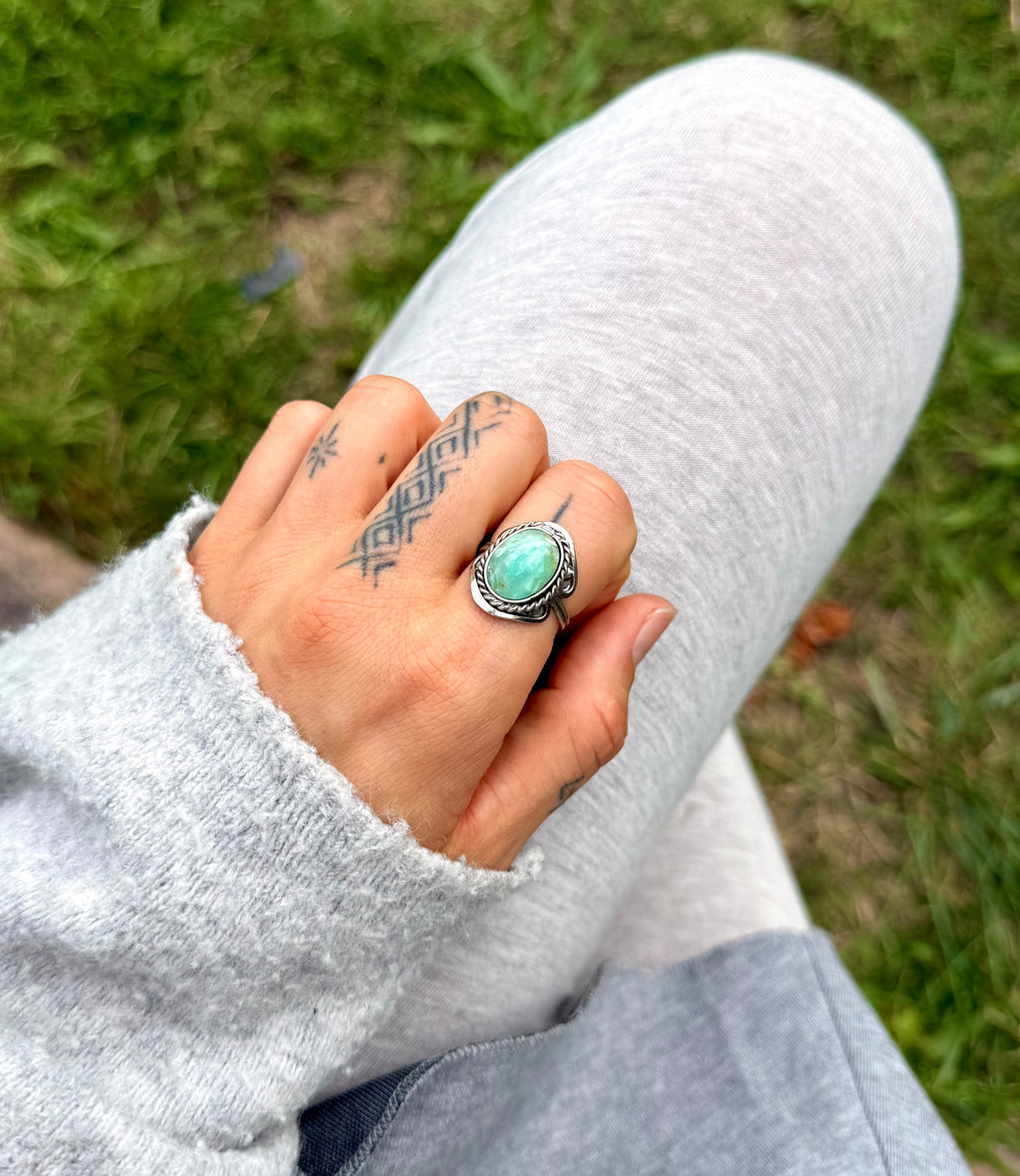 Amazonite Ring