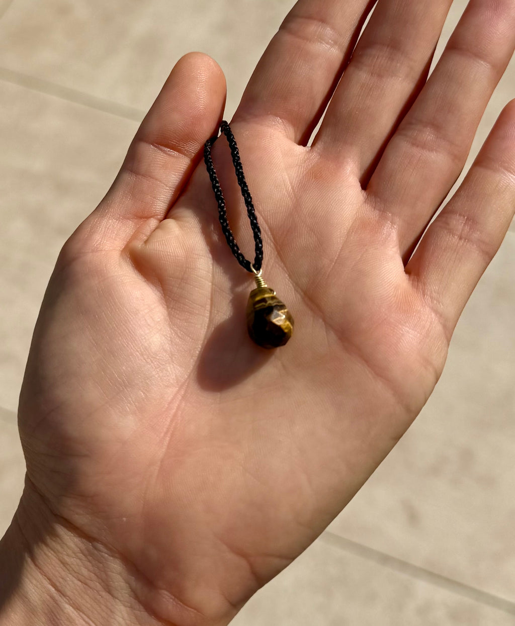 Tiger's Eye Amulet