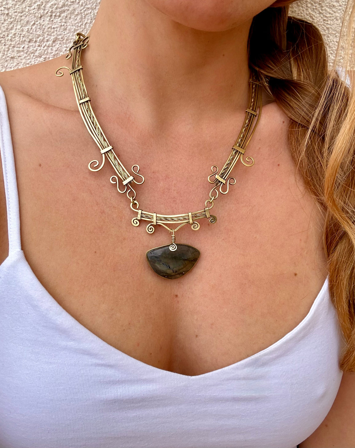 Filigree Goddess Necklace