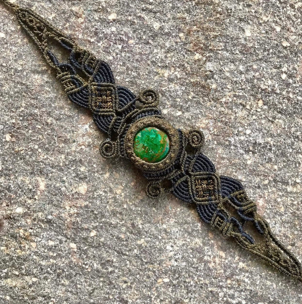 Macrame Necklace-to-Headband