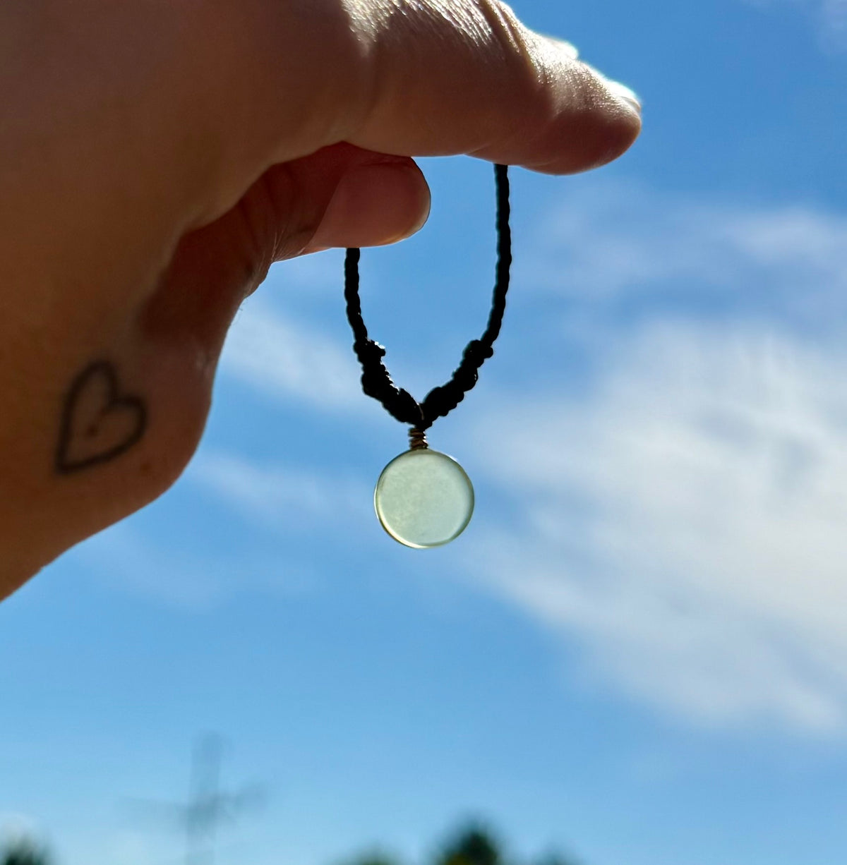 Transparent Jade Amulet