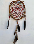 Natural Deamcatcher Red - Crystal Quartz