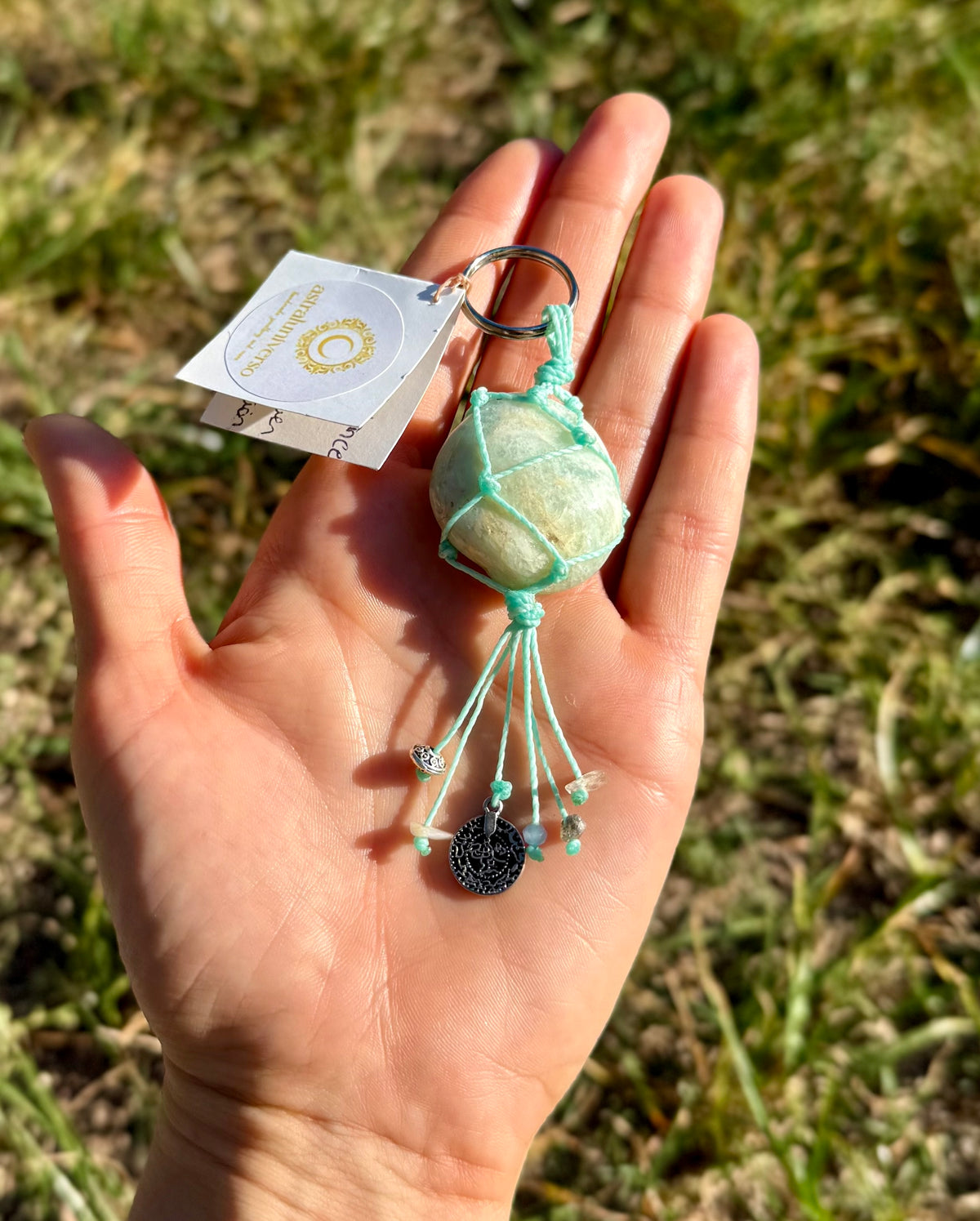 Amazonite • Rutilated Quartz