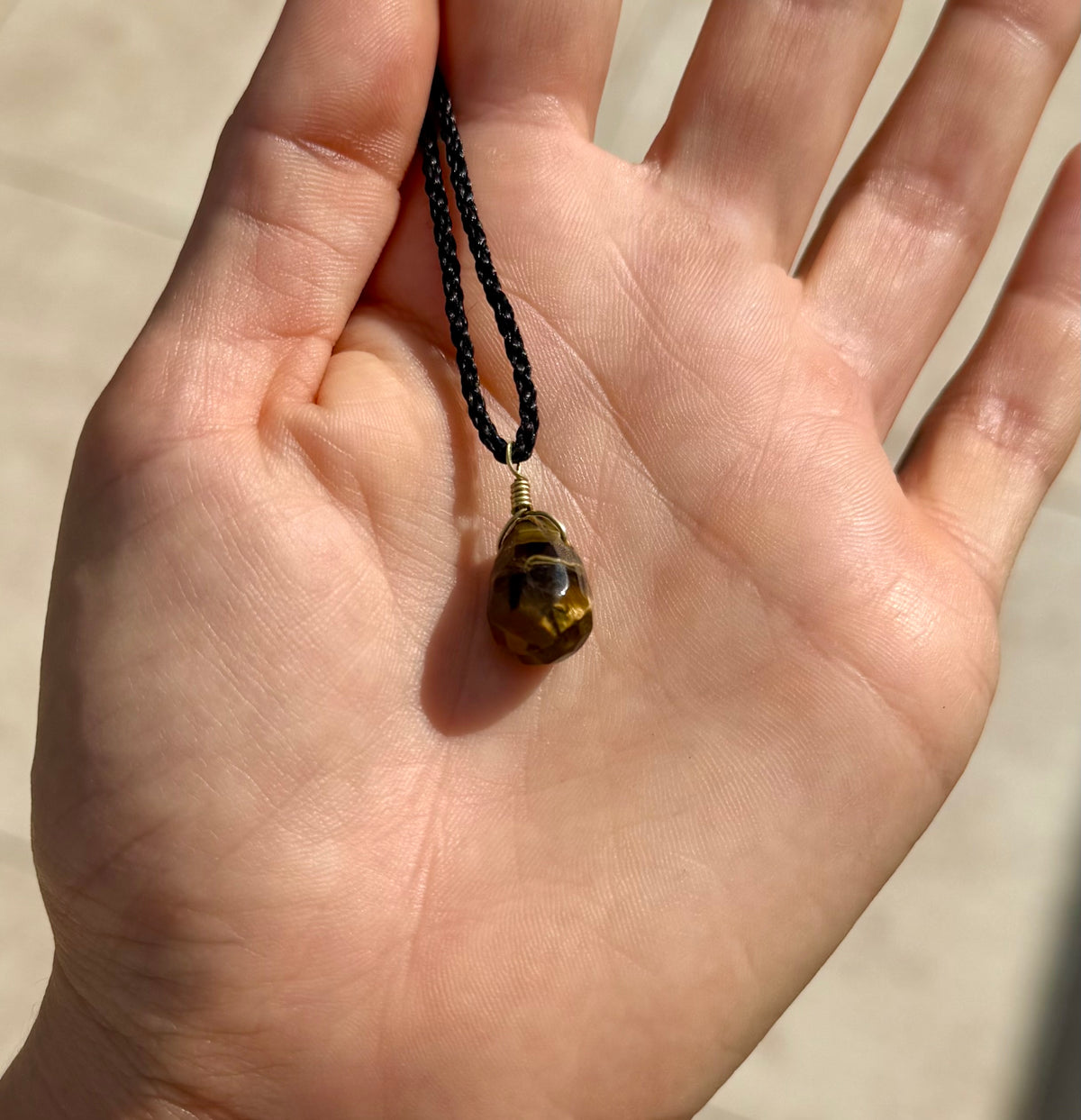 Tiger's Eye Amulet