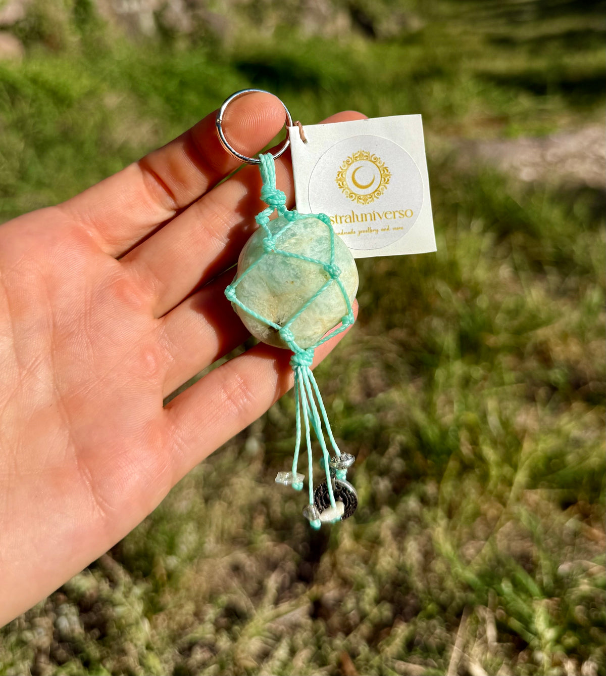 Amazonite • Rutilated Quartz