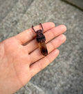 Smoky Quartz - Macrame Necklace