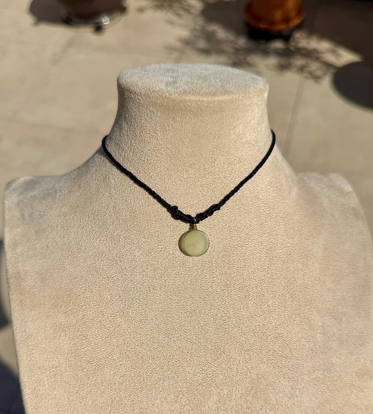 Transparent Jade Amulet