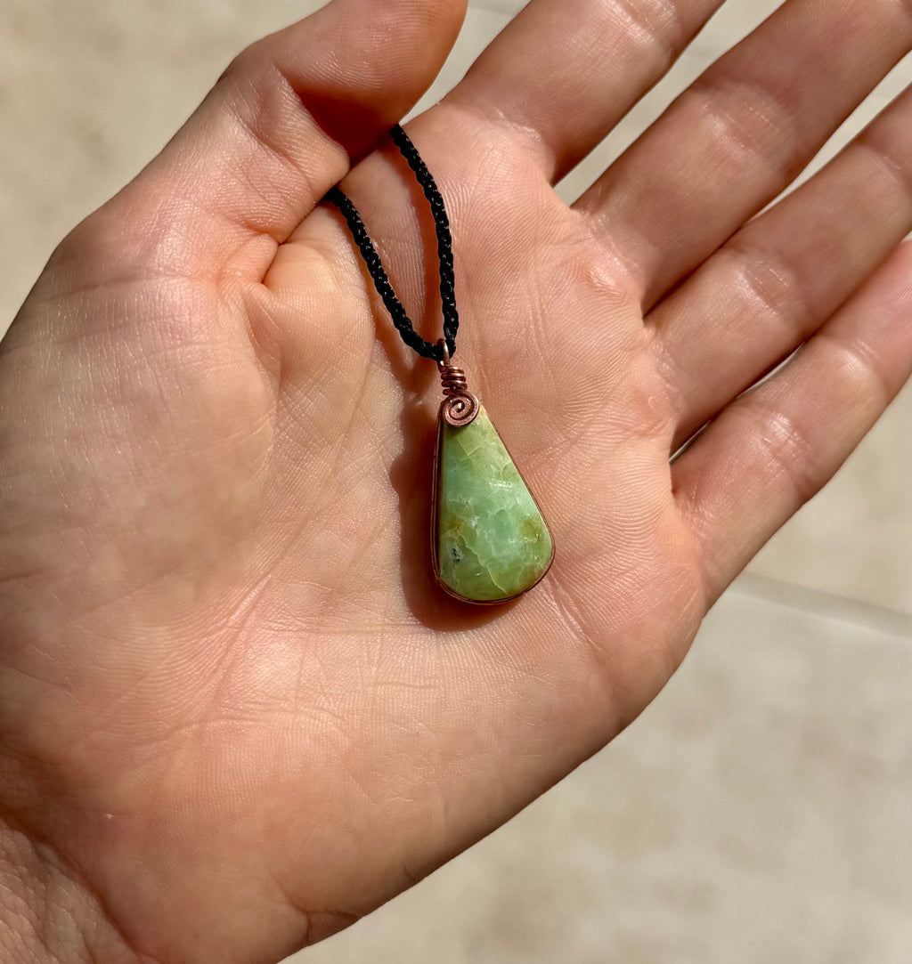 Chrysoprase Amulet