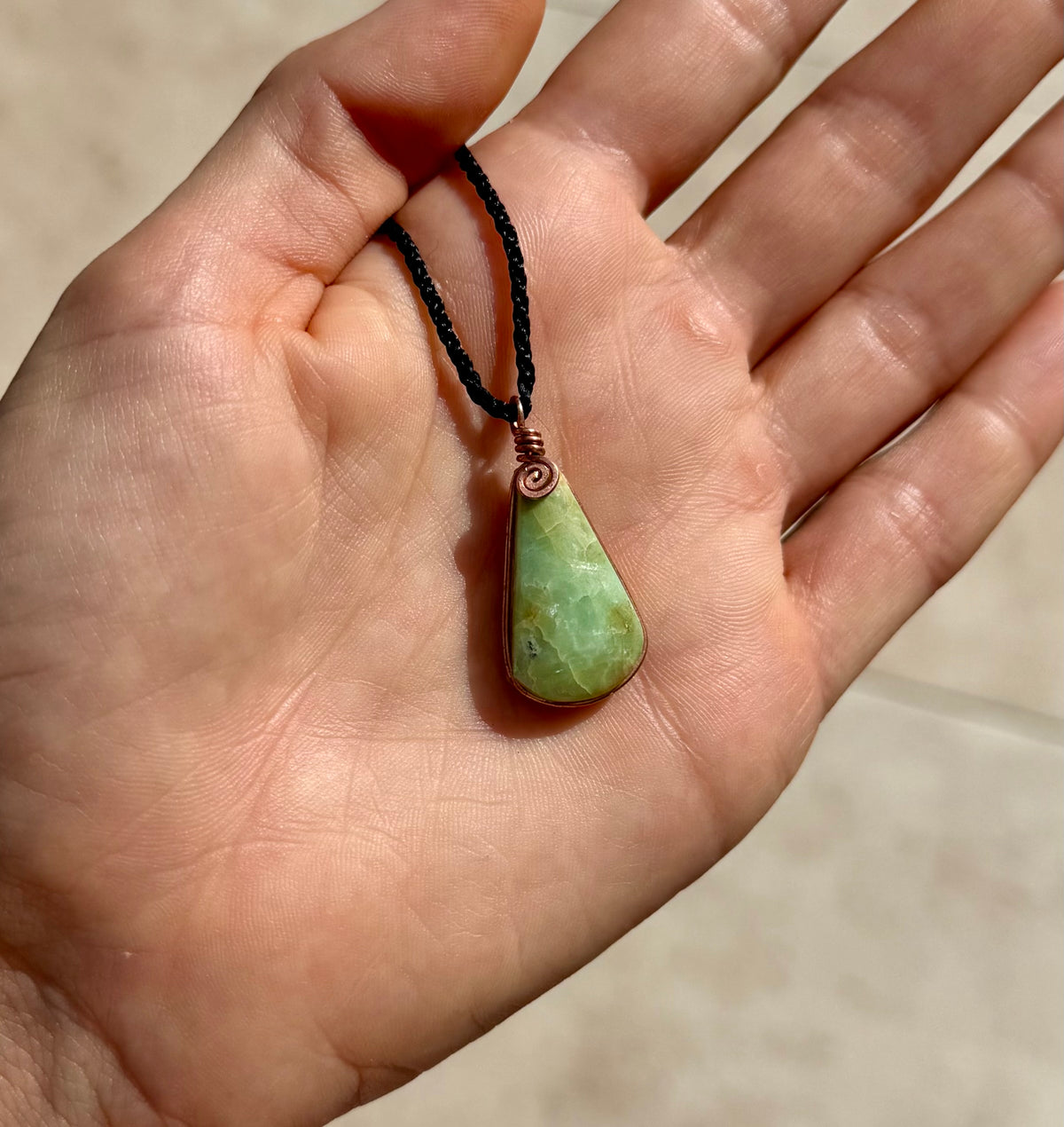 Chrysoprase Amulet