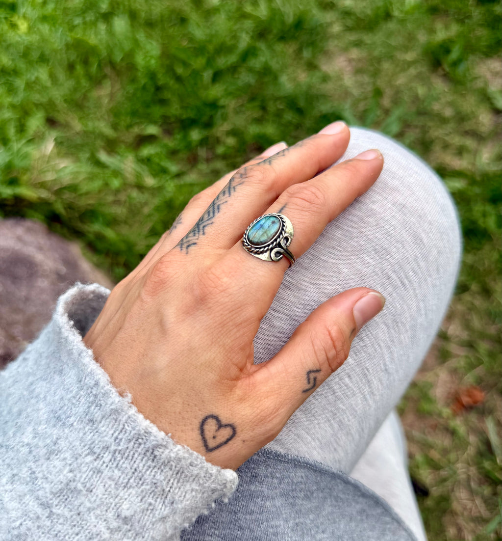 Labradorite Ring