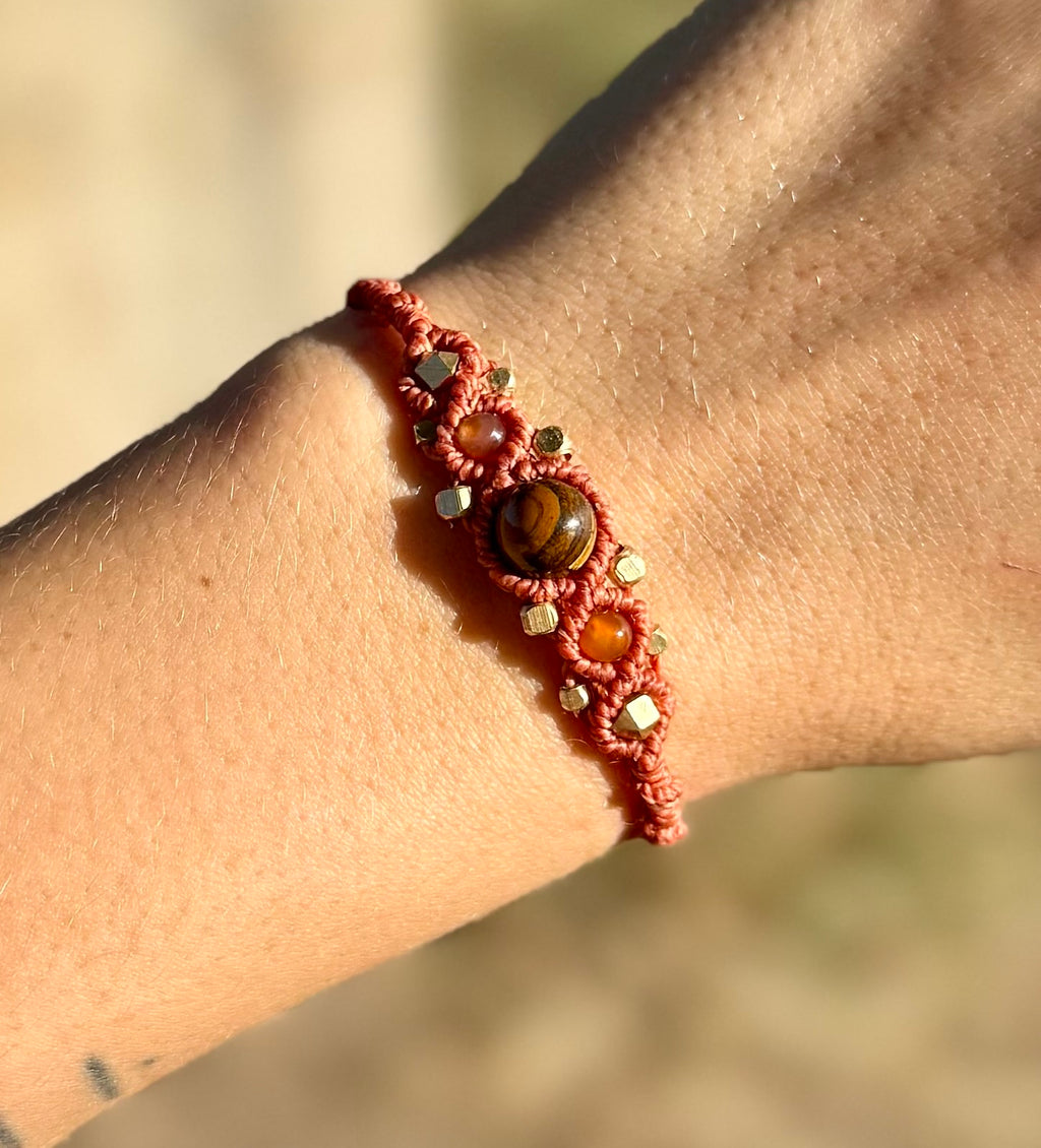 Tribal Bracelet Terracotta