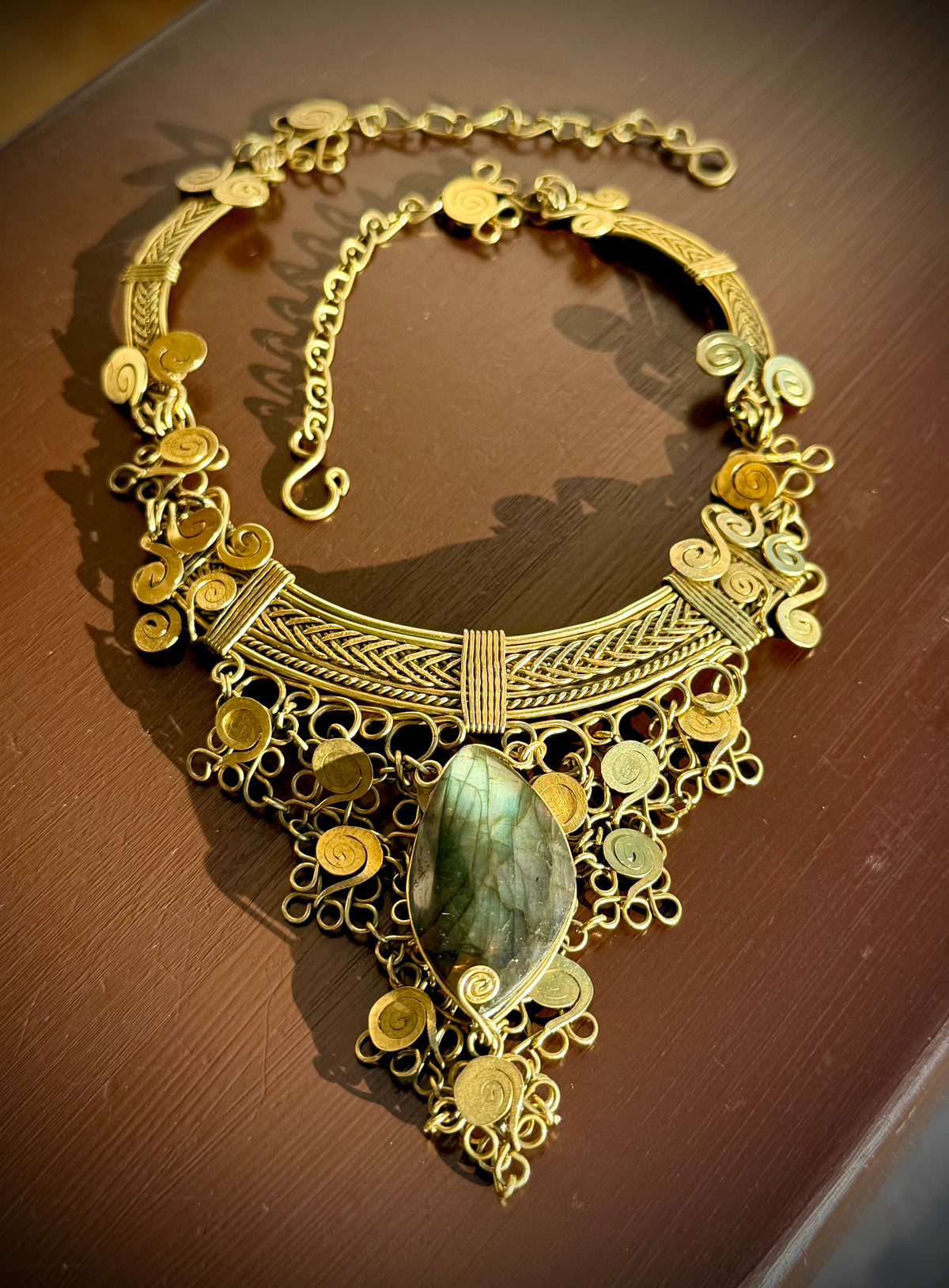 Labradorite Goddess Necklace