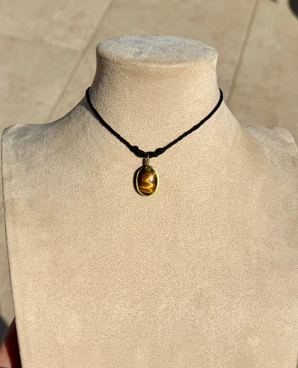 Tiger's Eye Amulet