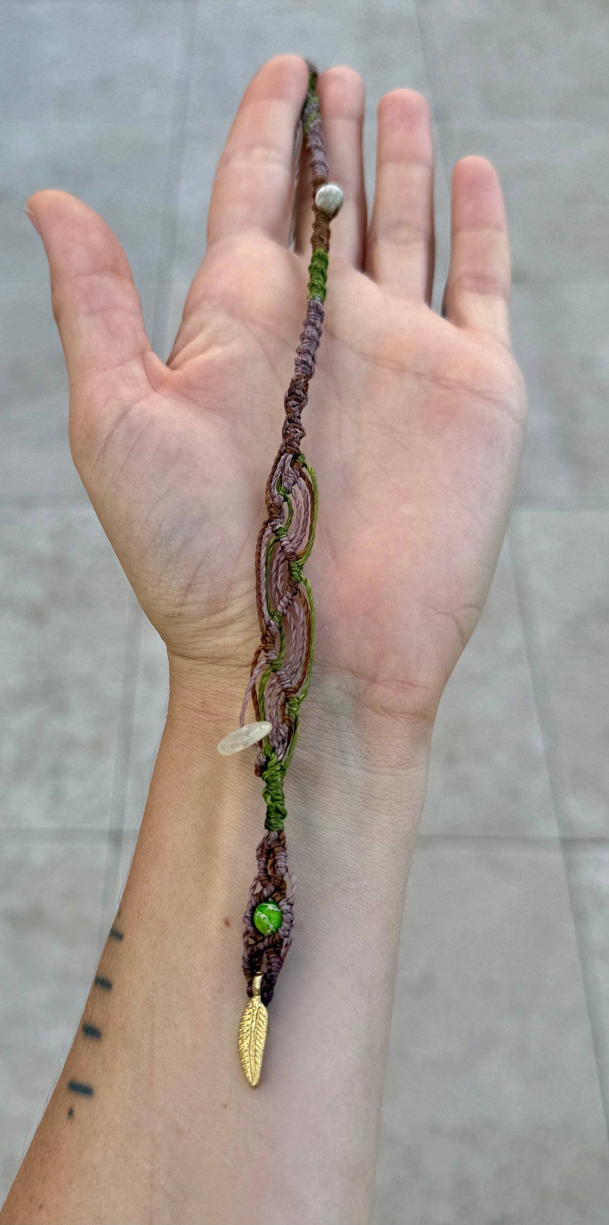 Golden Feather Hairwrap