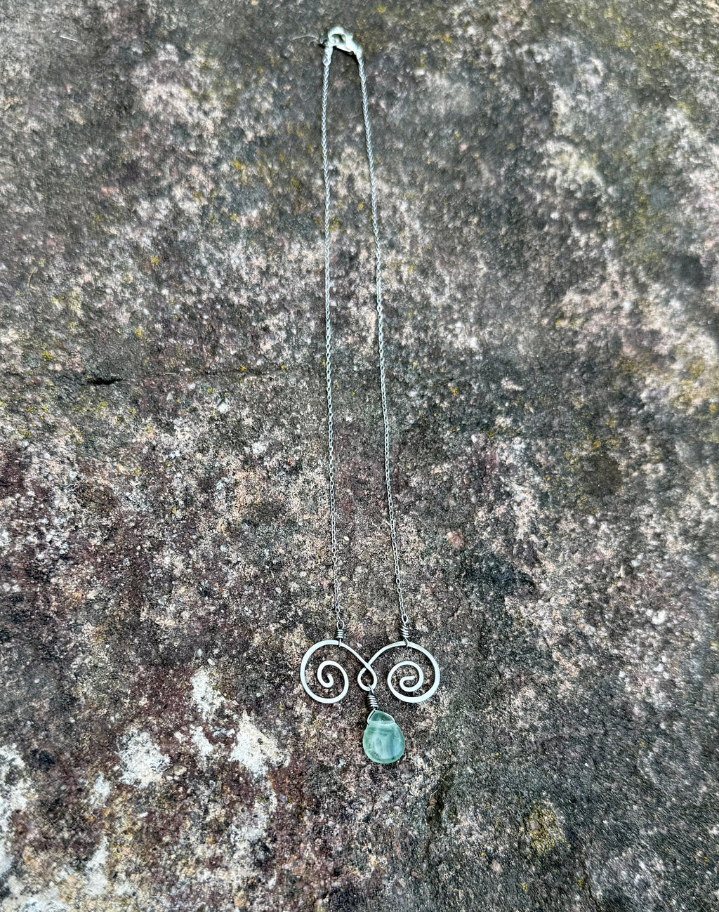 Fairy Necklace - Green Fluorite