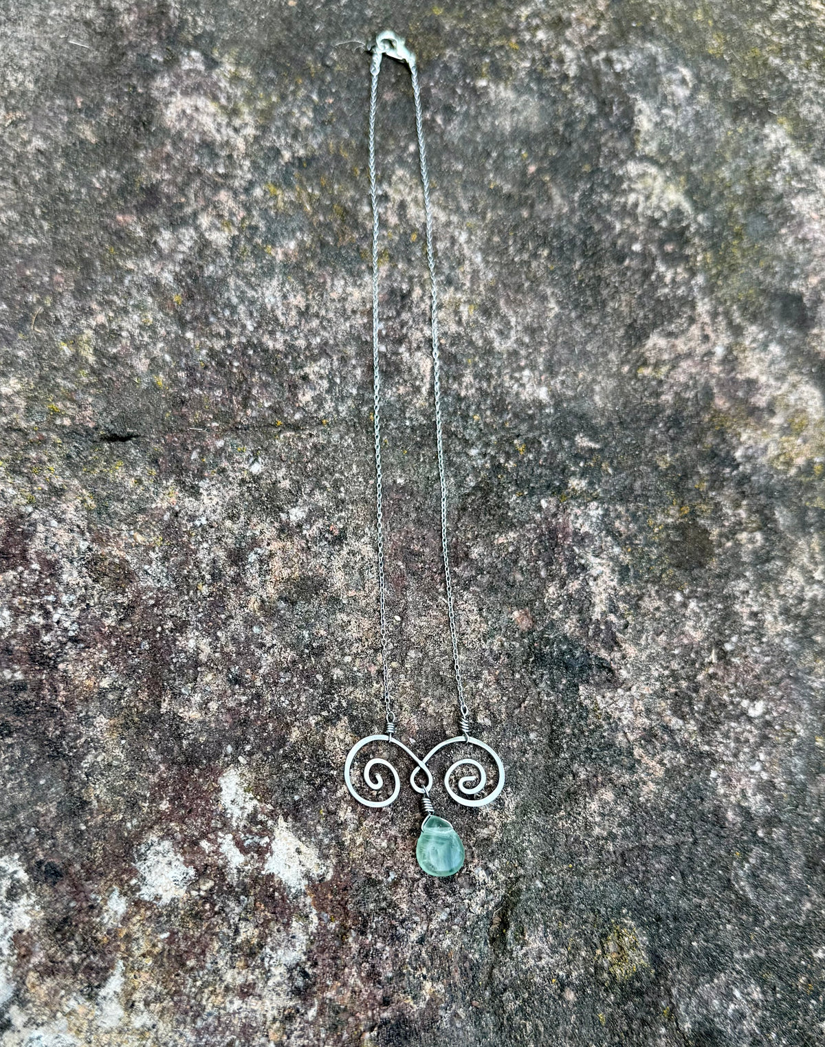 Fairy Necklace - Green Fluorite