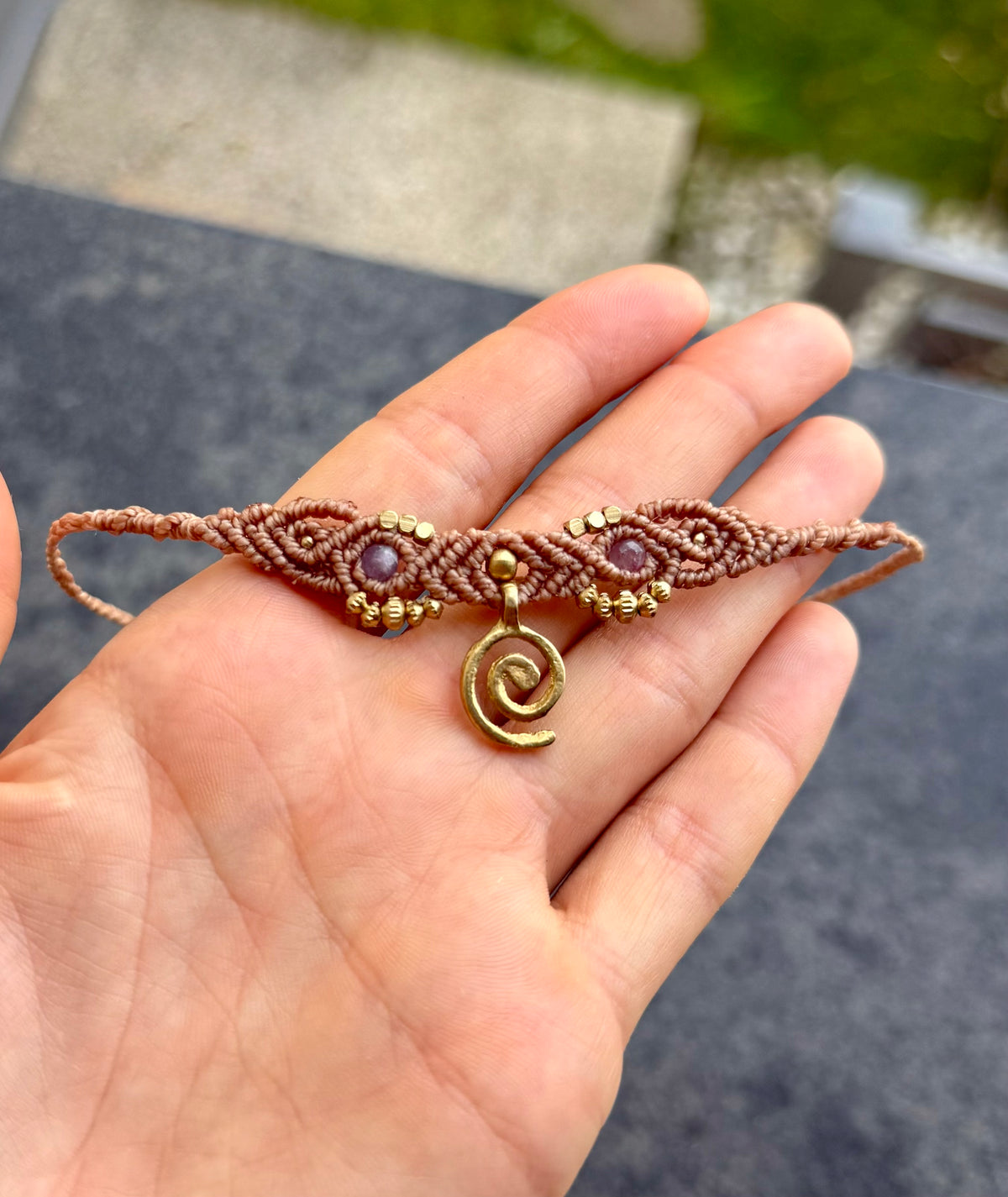 Spiral Choker Rainbow Tourmaline