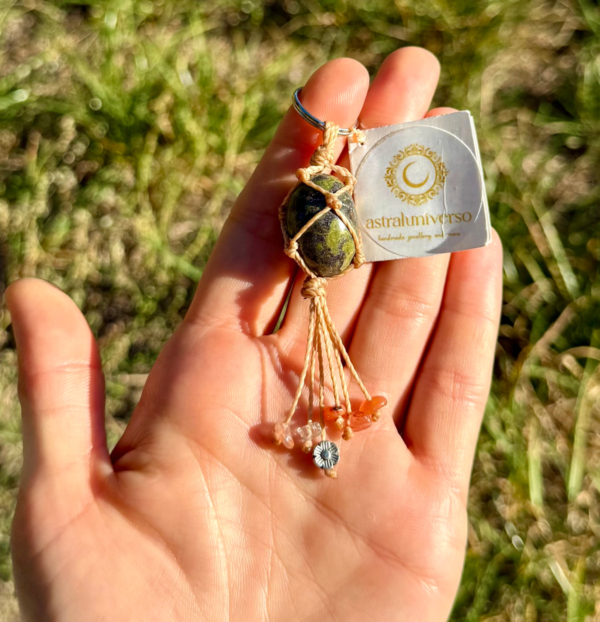 Dragon Blood Jasper • Fire Agate • Rutilated Quartz