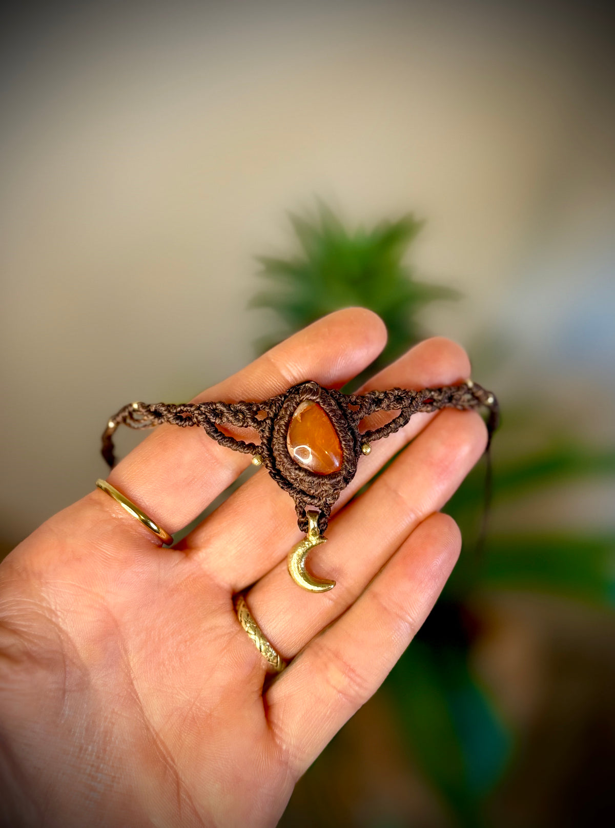 Fire Opal Choker