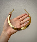 Sculptural Brass Choker