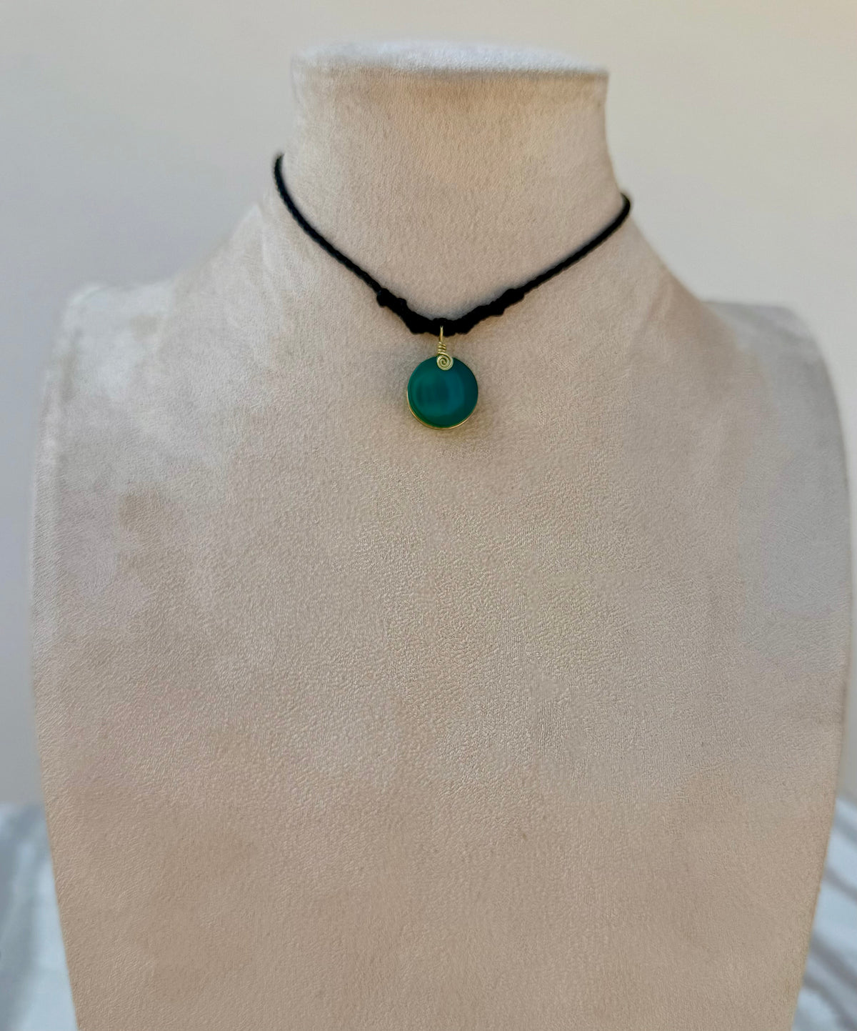 Green Agate Amulet