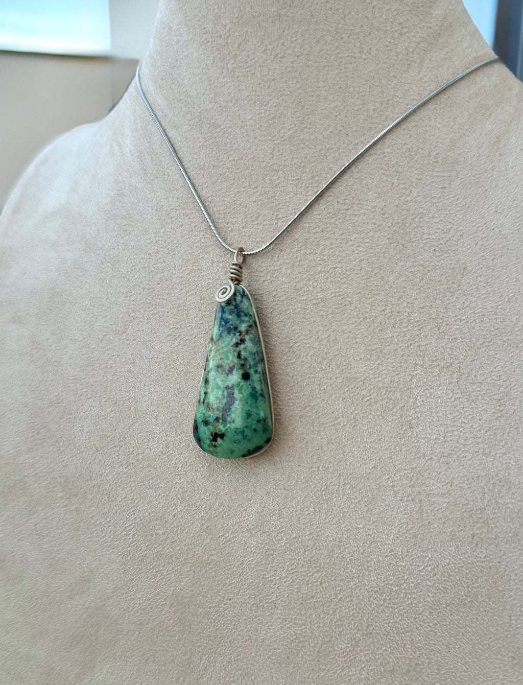 Chrysocolla Amulet