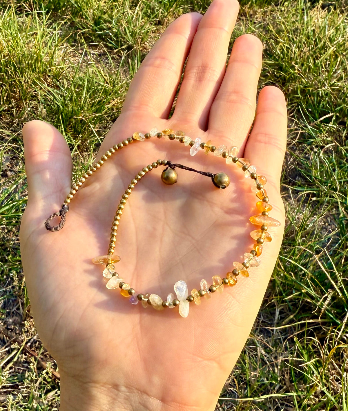 Citrine Anklet