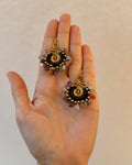 Mystic Earth - Mixed Gems Spiral Earrings