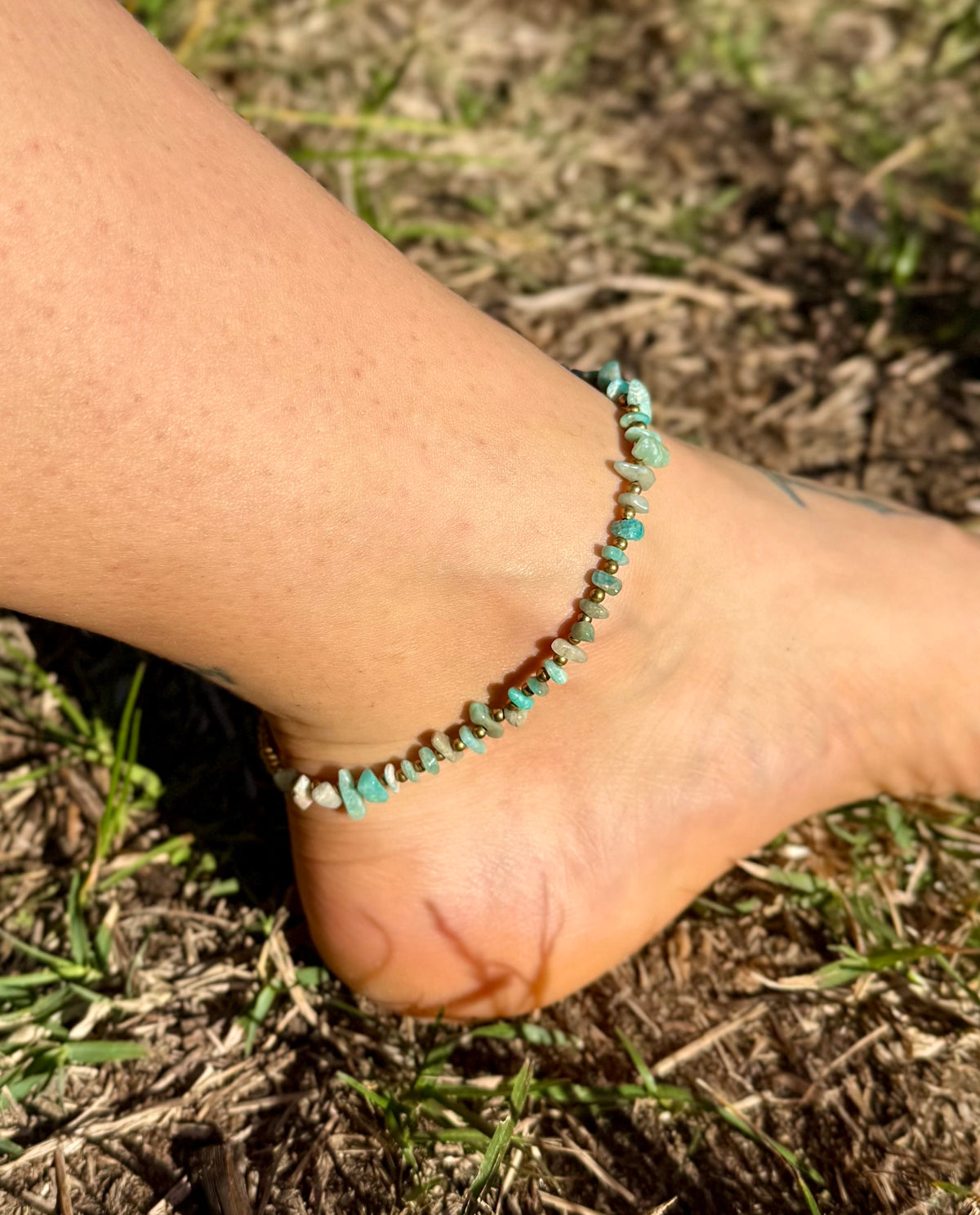 Amazonite Anklet
