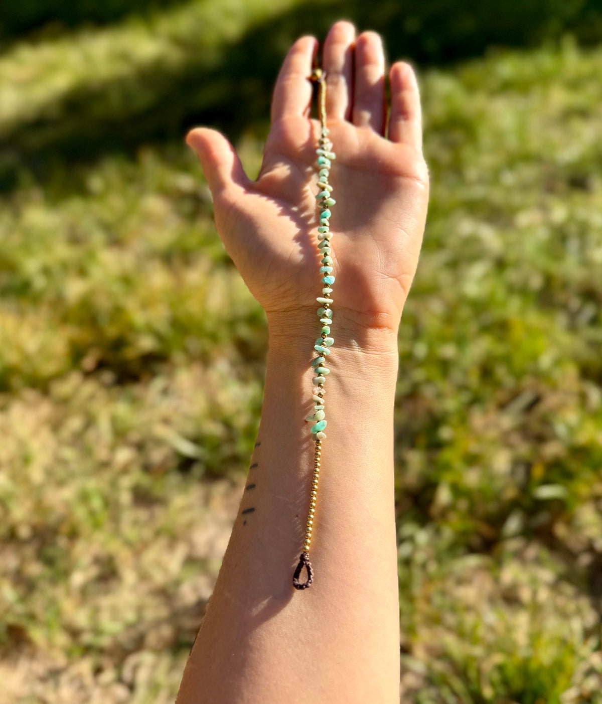 Amazonite Anklet