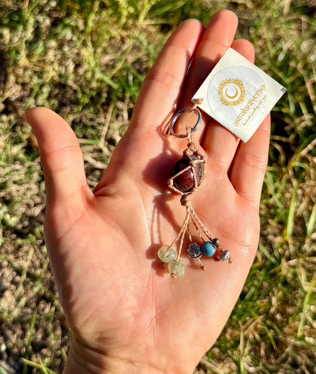 Dragon Blood Jasper • Jasper • Prehnite