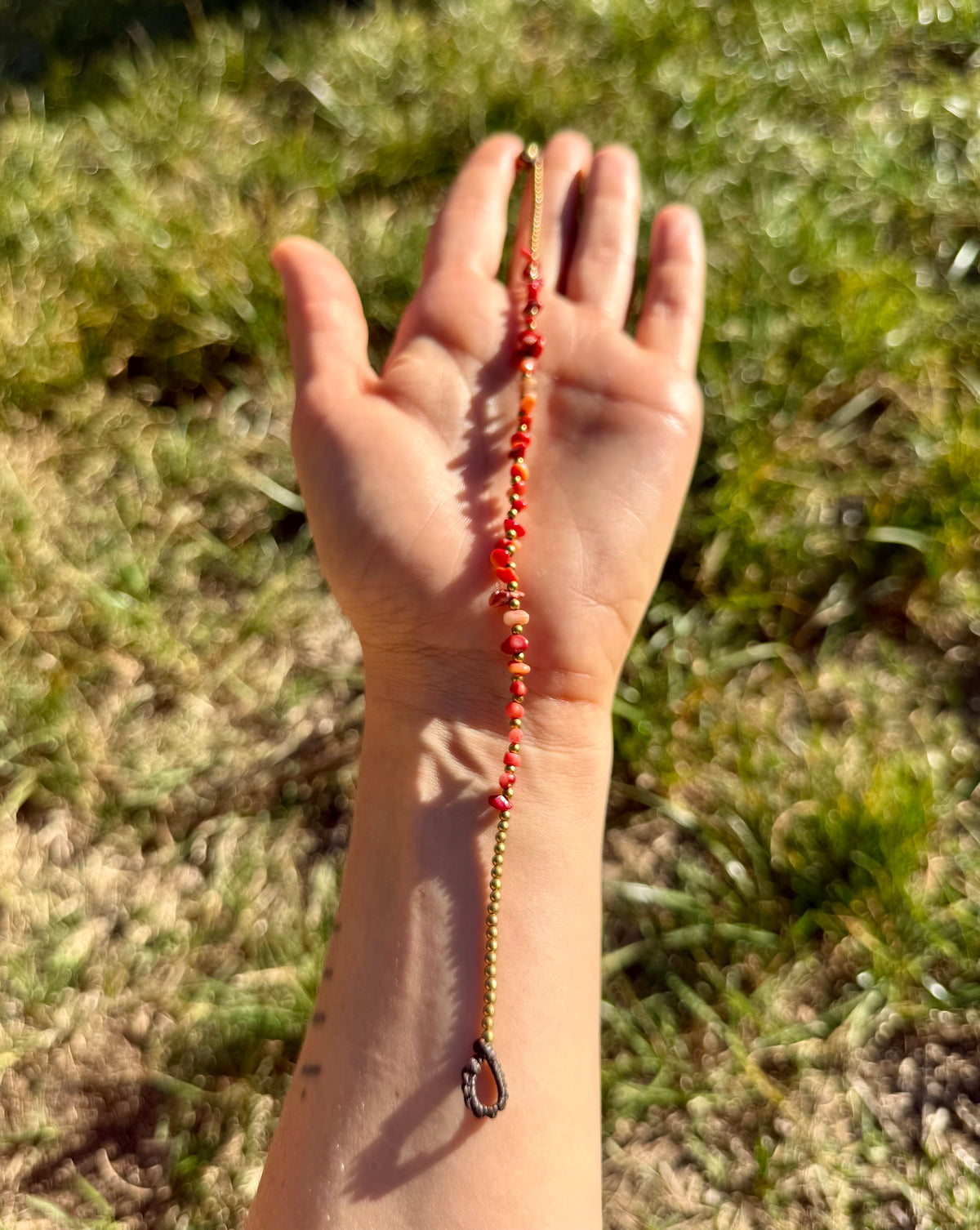 Red Coral Anklet