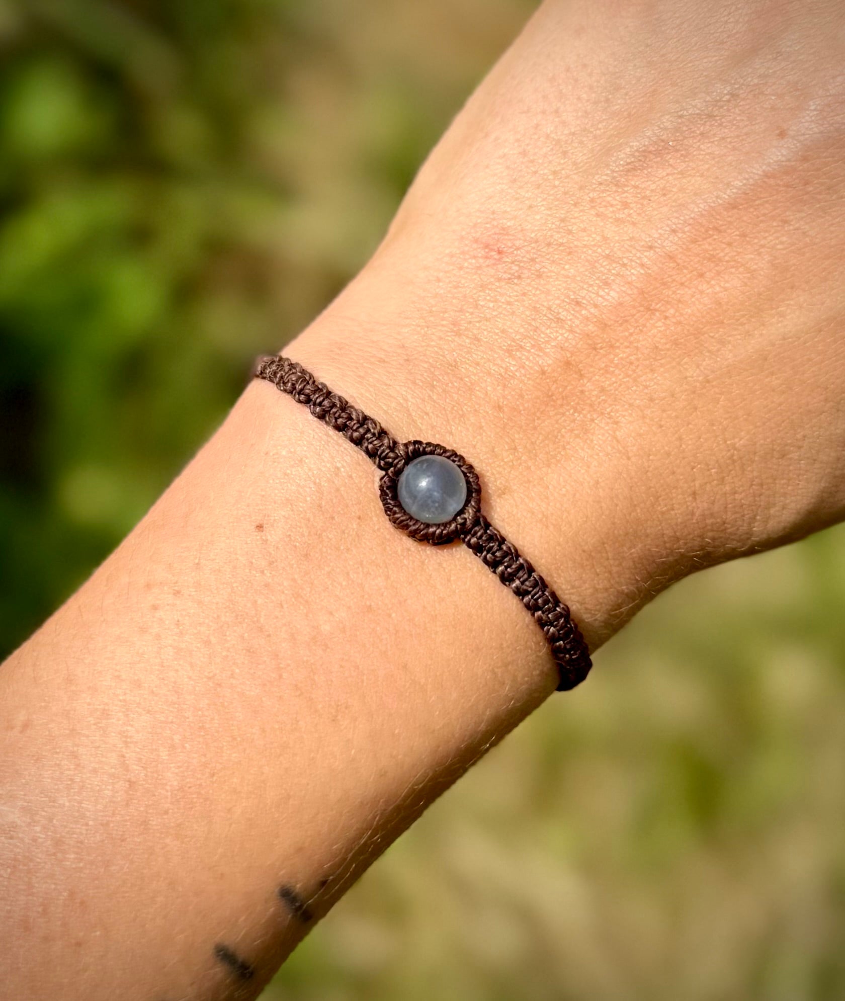 Macrame Bracelet - Fluorite