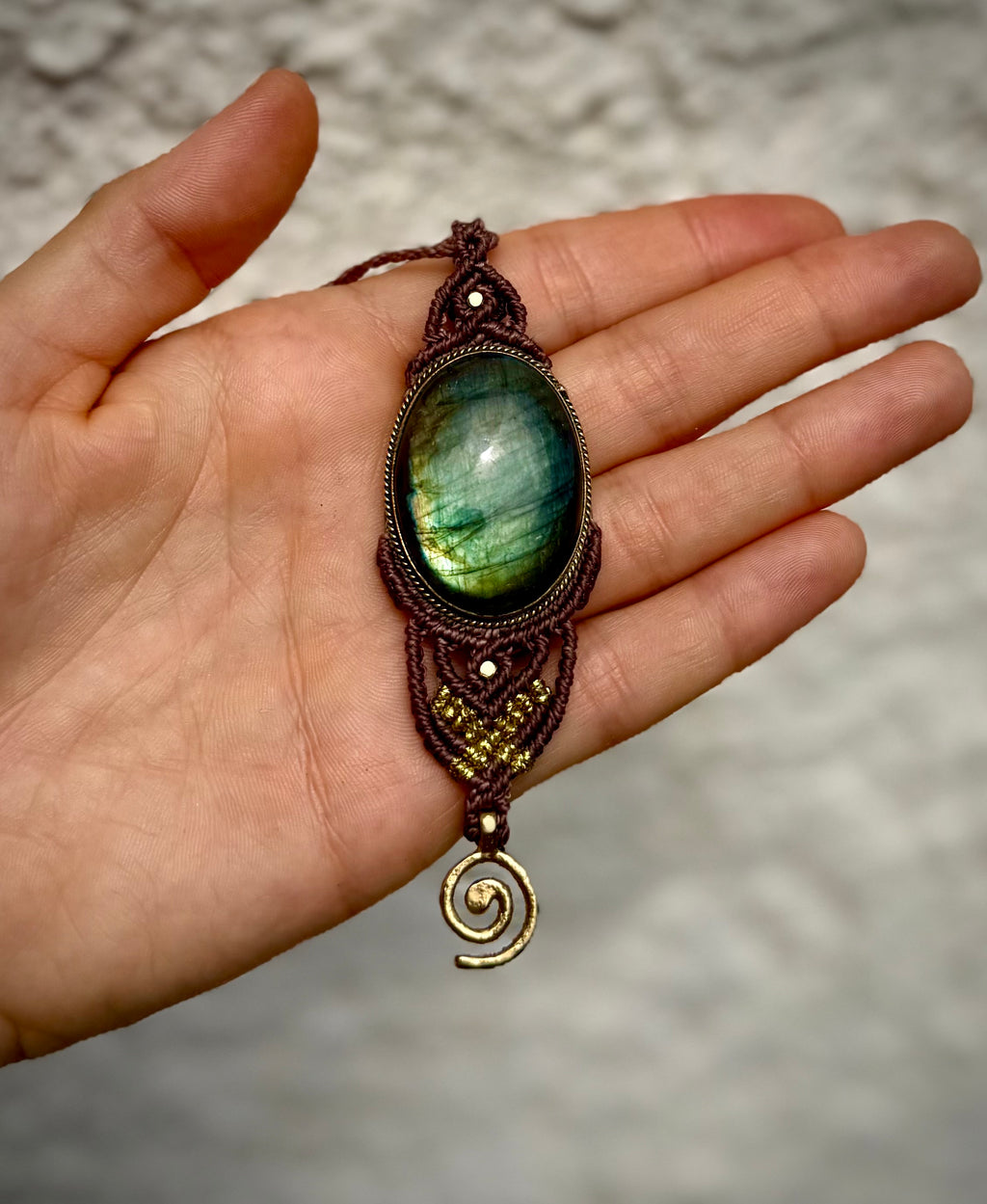 Magical Labradorite Amulet