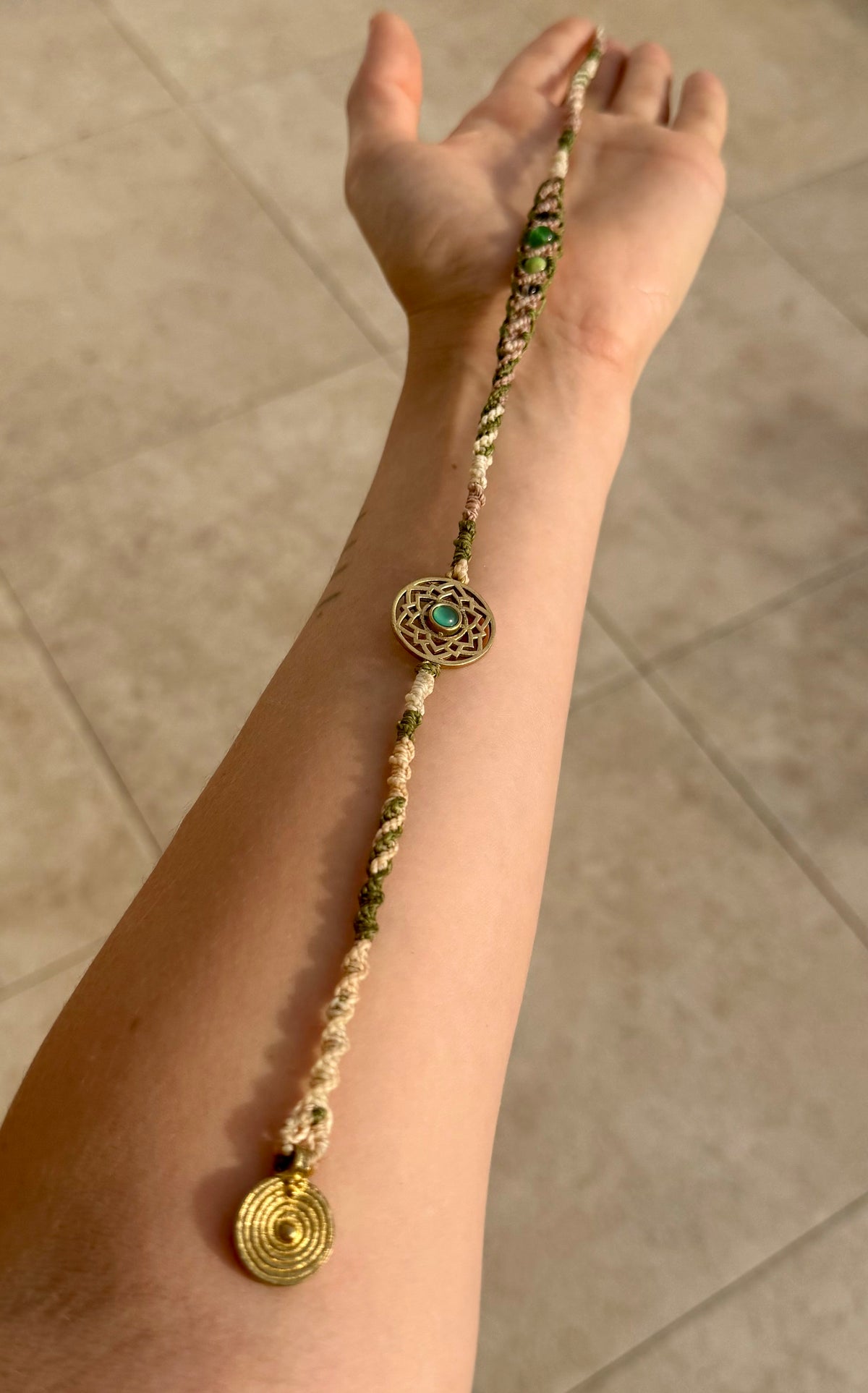 Aventurine Earth Hairwrap