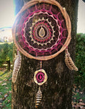 Natural Dreamcatcher - Quartz & Agate