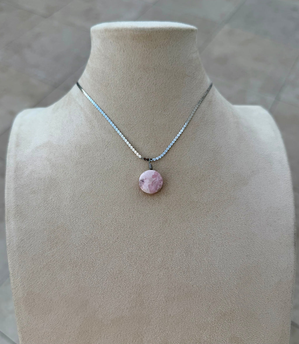 Rhodochrosite Amulet